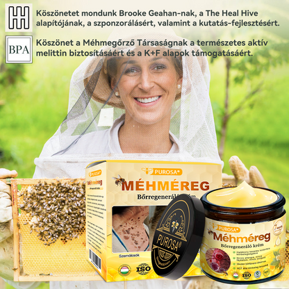 🐝PUROSA® Méhméreg Bőrmegújító Krém｜✅Teljes körű megoldás a makacs bőrproblémák, például az öregedés, ekcéma, hegek és pikkelysömör ellen